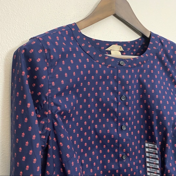 Duluth Trading Co Mini Pineapple Print Tunic Top - Picture 2 of 8